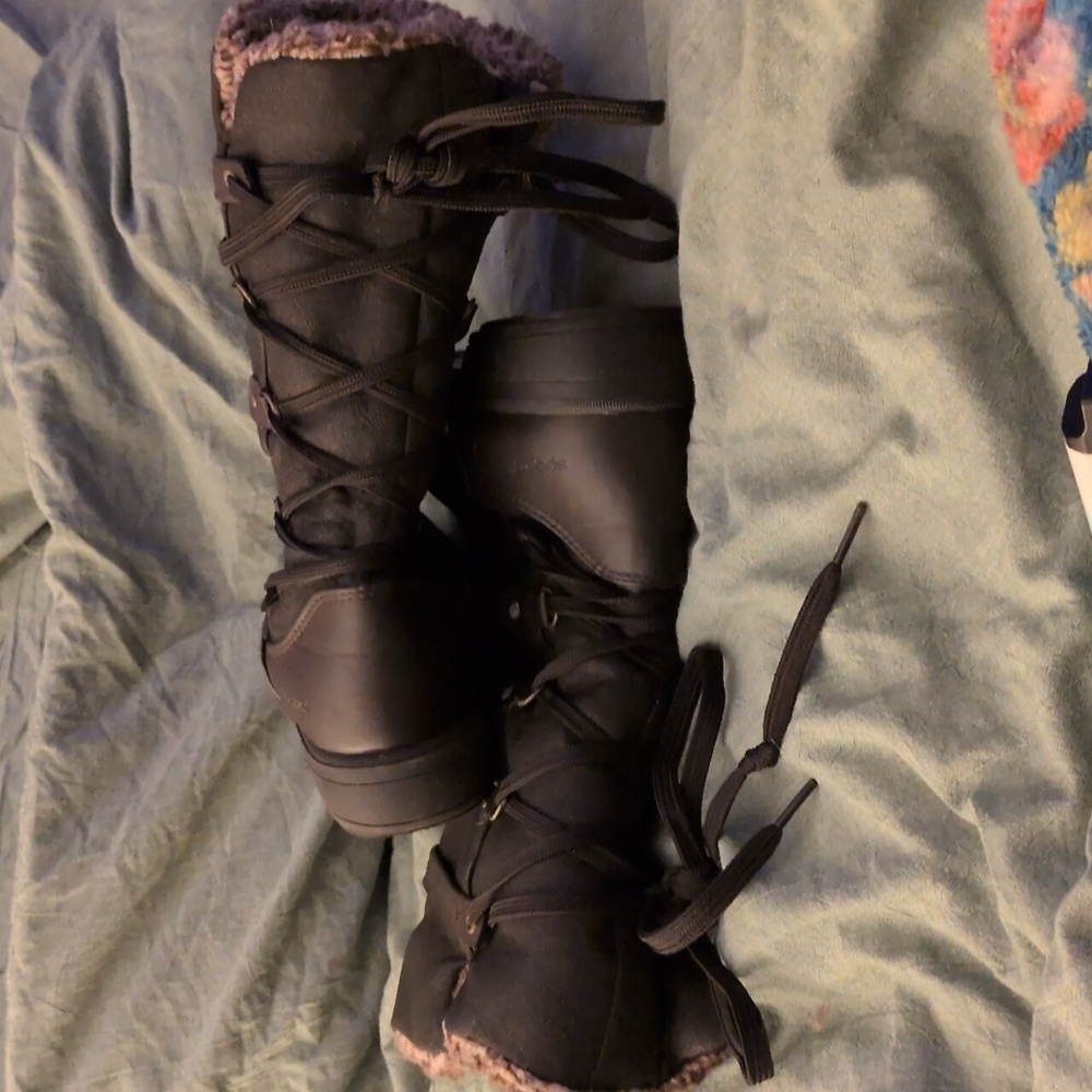 Sporto Women's Dark Brown Winter Boots - Picture 2 of 4